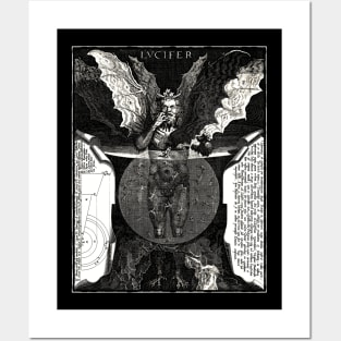 Cornelis Galle I, “Lucifer” (c. 1595) Posters and Art